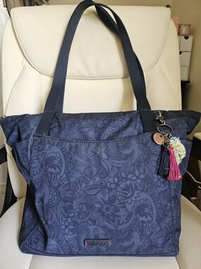 Sakroots Navy Metro Tote Bag